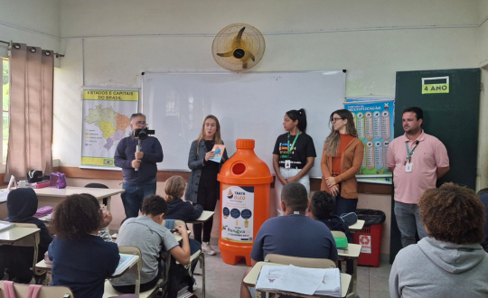 Trata Óleo nas Escolas chega à 3ª edição e envolve cerca de sete mil alunos da rede municipal de Nova Friburgo